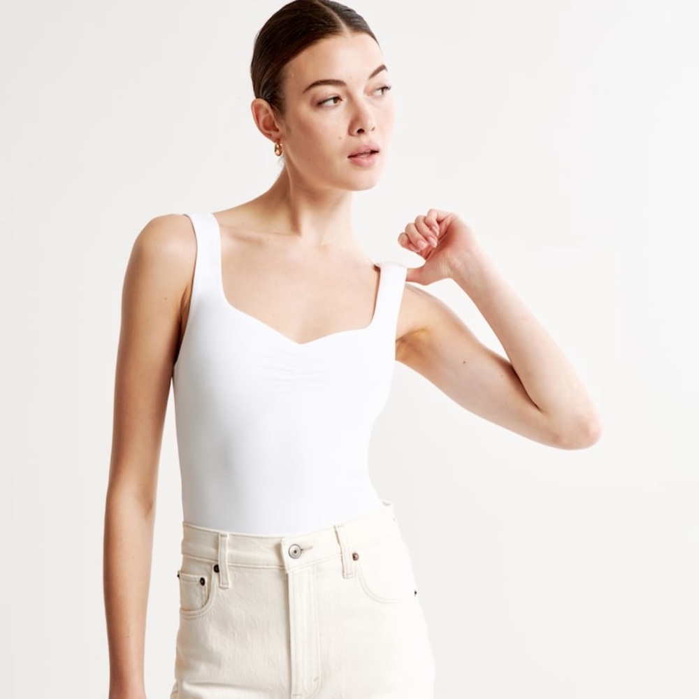 A&F Seamless Sweetheart Bodysuit